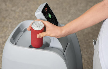 Bestway Coleman Palm Springs 4 to 6 Person EnergySense Smart AirJet Plus Inflatable Hot Tub Outdoor Spa with 140 AirJets and Insulated Cover