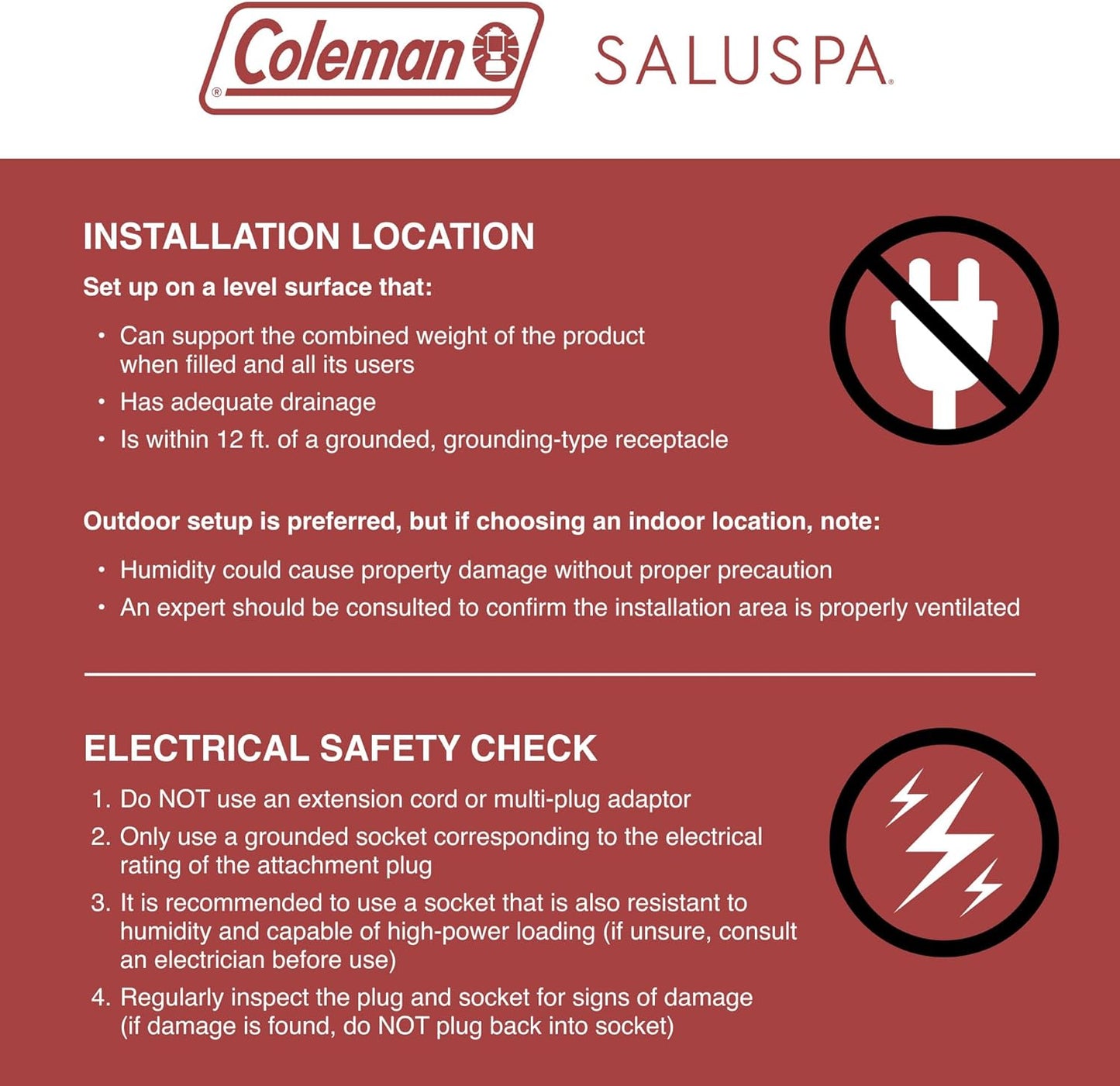 Coleman Atlantis AirJet Large Square 4 to 6 Person Inflatable Hot Tub Portable Outdoor Spa with 140 AirJets and EnergySense Cover, Blue