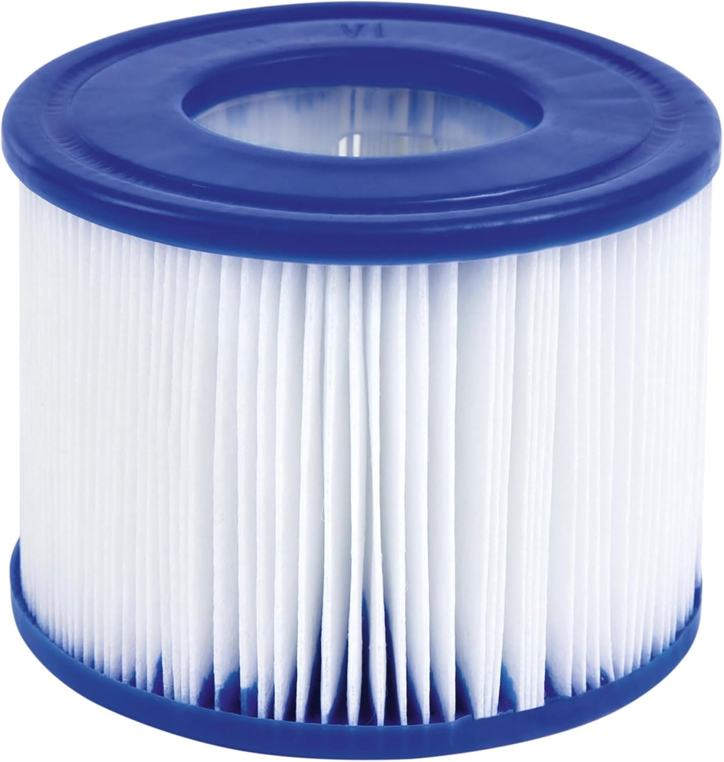 Coleman Atlantis AirJet Large Square 4 to 6 Person Inflatable Hot Tub Portable Outdoor Spa with 140 AirJets and EnergySense Cover, Blue