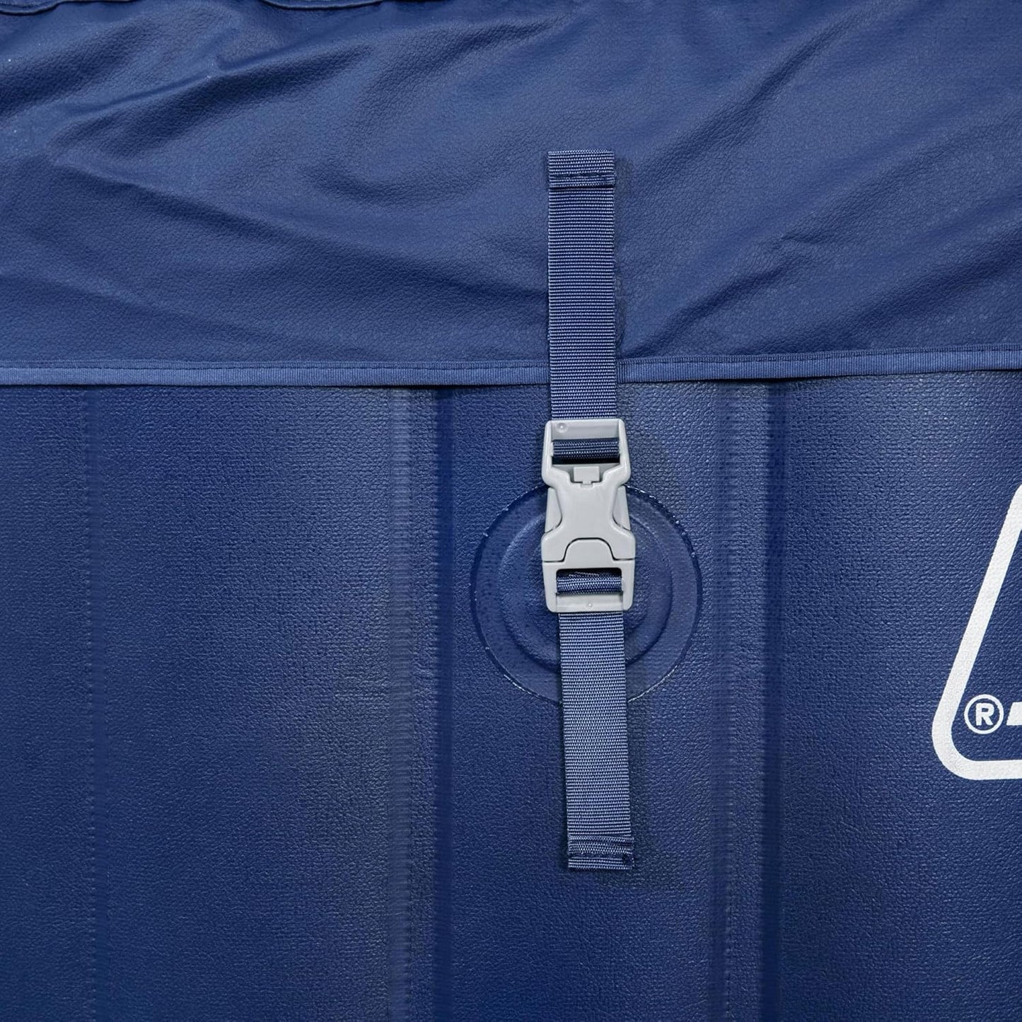 Coleman SaluSpa AirJet 4 to 6 Person Inflatable Hot Tub Square Portable Outdoor Spa with 140 Soothing AirJets and Insulated Cover, Gray